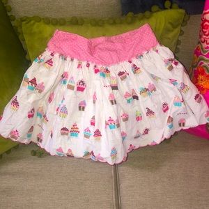 🧁Sz.6 Pink Polkadot Party Cupcake Skirt🧁